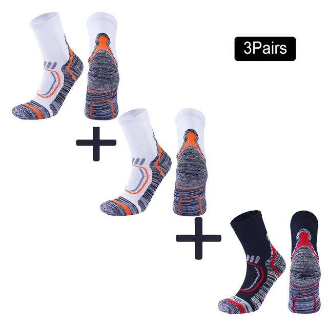 5Pairs Men's socks Breathable Socks women's Compression socks Basketball Socks Football Trekking Running Sport Socks Wintersocks 3Pairs Set5