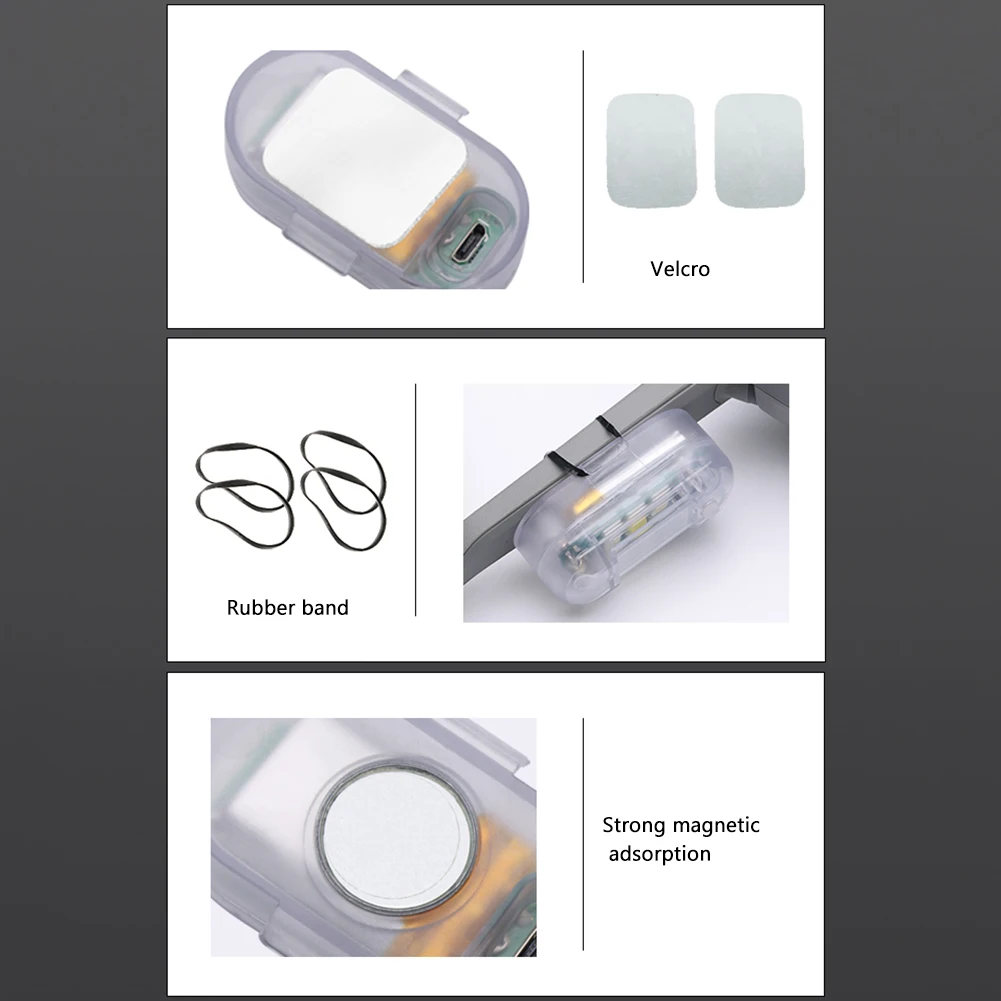 Wireless Remote Control LED Strobe Light Drone Mini Signal Light 7 Color Turn Signal Indicator For DJI Mini Mavic 3 Air 2s FPV