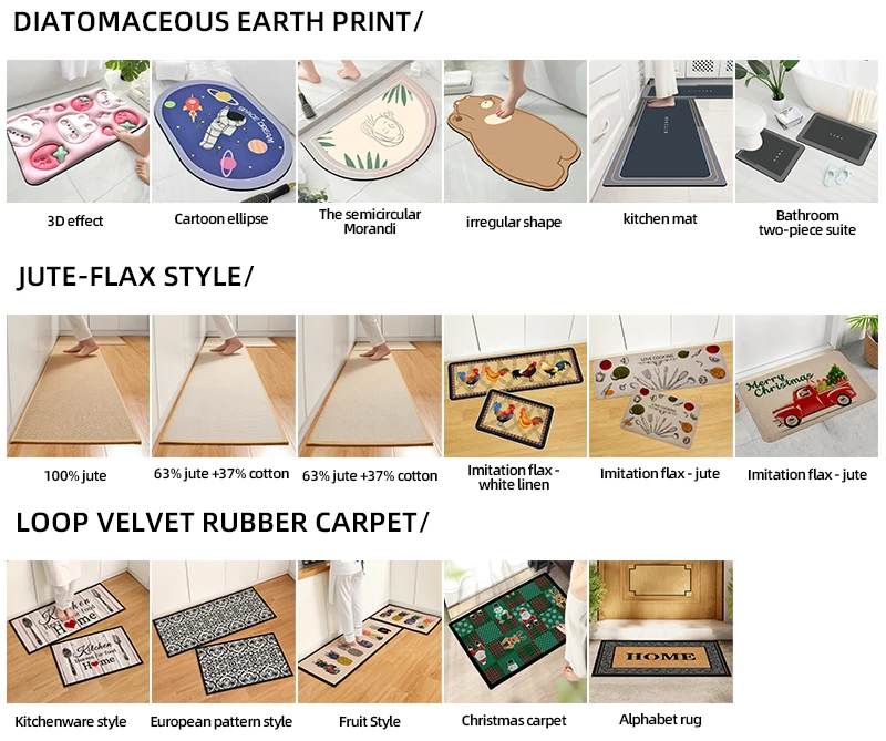 Cartoon Plush Bedroom Carpet - Non-slip Bedside Mat