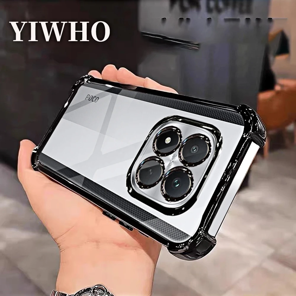 Sleek Transparent Black Phone Case - Soft TPU Protective Cover