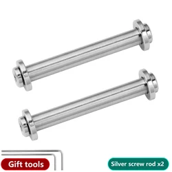 High Quality Stainless Steel Screw Rod for G - Shock Strap - Premium Accessory and Gift Tool (A - silver x 2pcs)