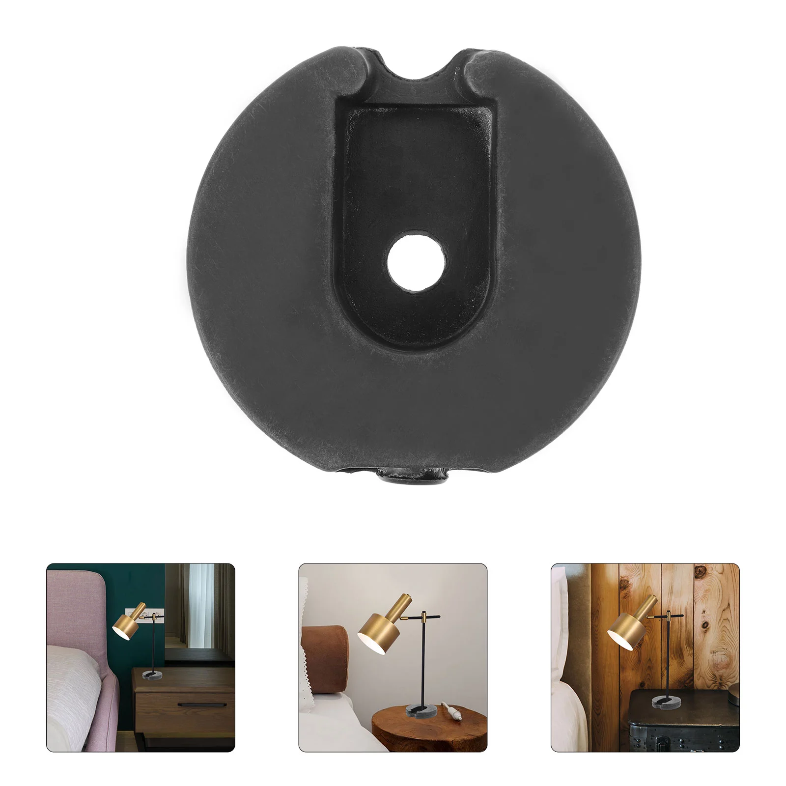 

Lamp Base Light Fixtures Accessory Fall to The Ground Floor Holder Iron Sand Chassis Desk