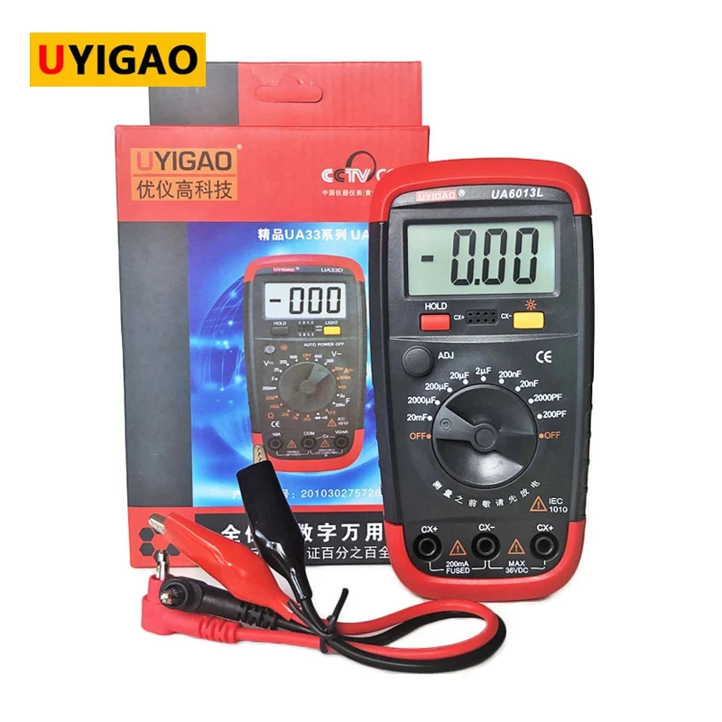 UYIGAO-condensador Digital LCD de alta precisión, ... - Grandado