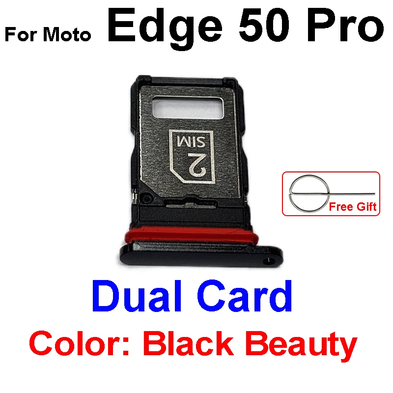 CARRELLO SIM MOTOROLA MOTO G50 XT2137 CARRELLINO SLOT CARD PORTA SCHEDA SD NERO