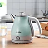 1000ml Electric Kettle Portable Travel Kettle 304 Stainless Steel Teapot Thermal Kettle Automatic Power Off Kitchen Tool 1000W 2