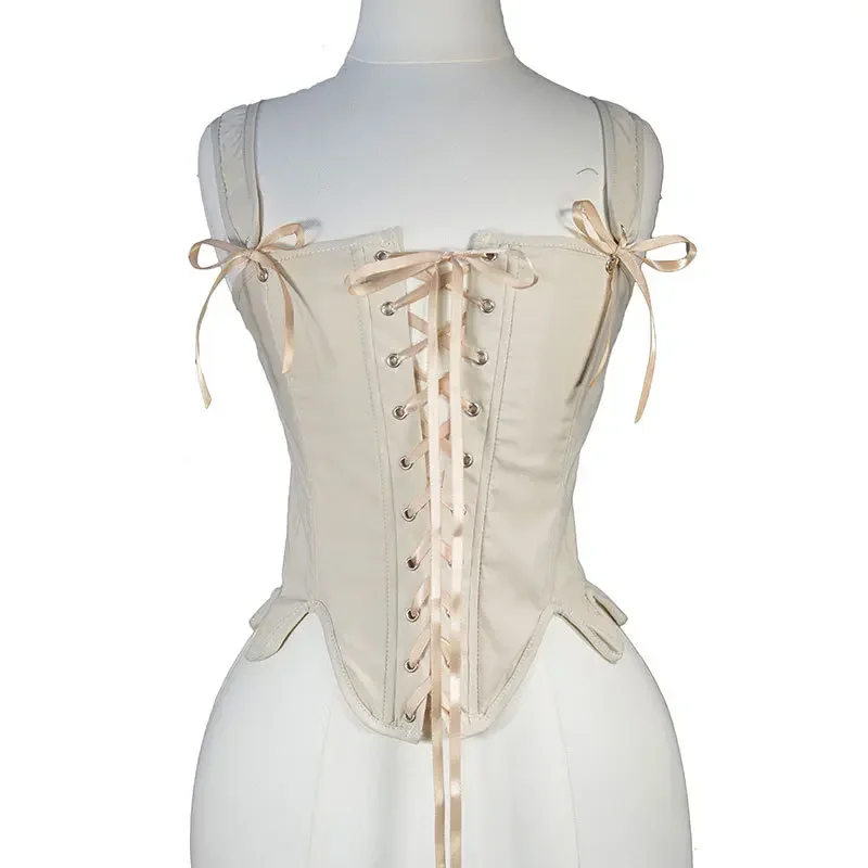 Corset Bustier Top Waist Corset Body Shaper Lace Corset