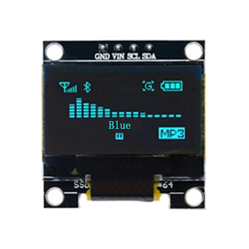0.96" 128X64 OLED LCD LED Display Module I2C IIC Communicate For arduino display module,lcd display module,oled display module,led display