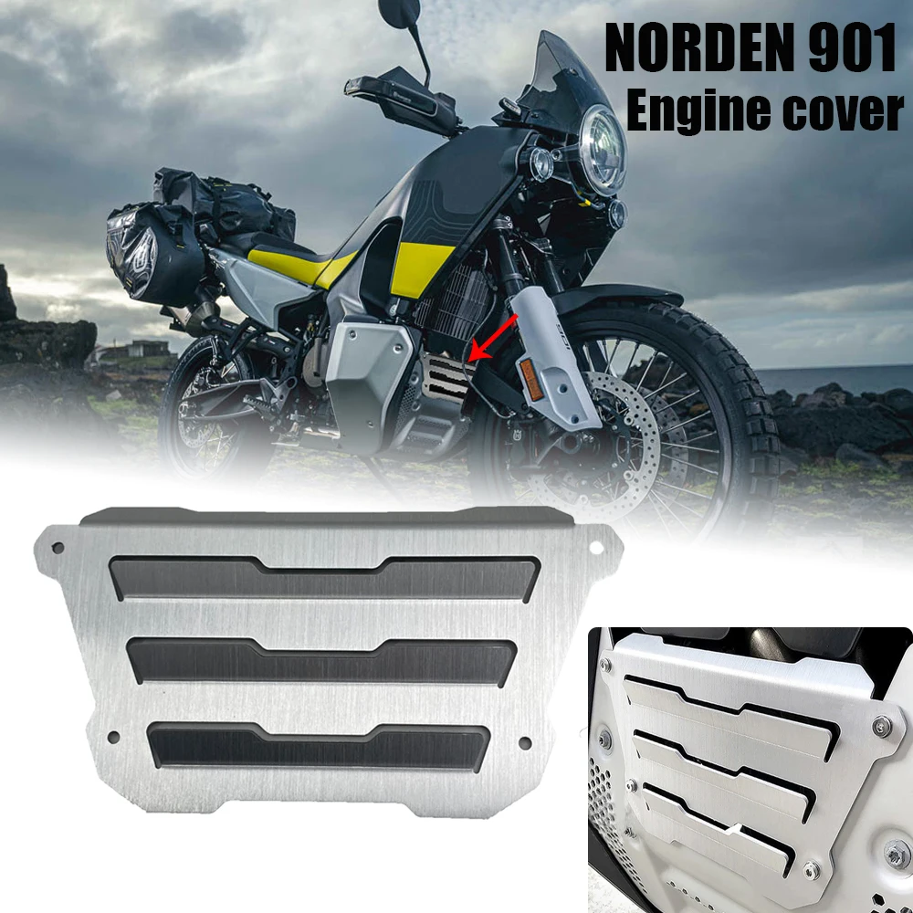 Norden 901 Protezione Motore Norden 901 Protezione Griglia Per Husqvarna Norden 901 2022 Notorcycle Motore Parafango Protezione Marmitta Alluminio