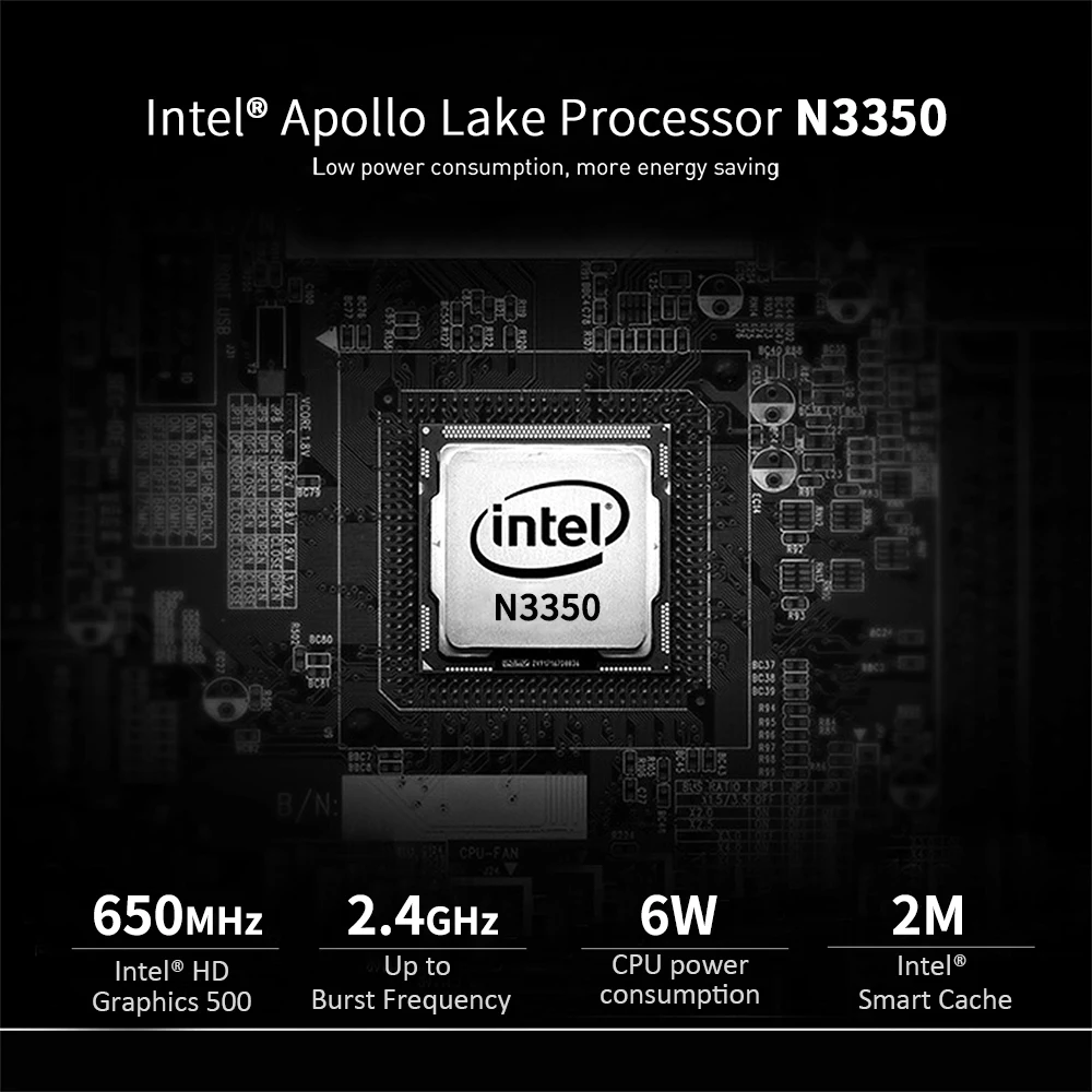 Beelink T4 Pro Mini PC - Intel Apollo Lake N3350, 4GB RAM, 64GB ROM, USB 3.0, 2 HDMI, AC WiFi Description Image.This Product Can Be Found With The Tag Names Barebone Mini PC, Computer Office, Mini pc