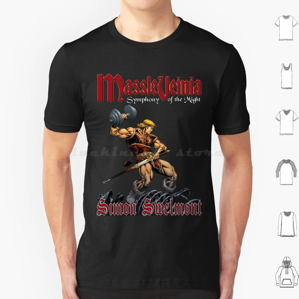 Massleveinia-Symphony Of The Might Shirt Uomo Donna Bambini 6Xl Castle Vania Symphony Of The Night Gym Lifting Bro Weights Free