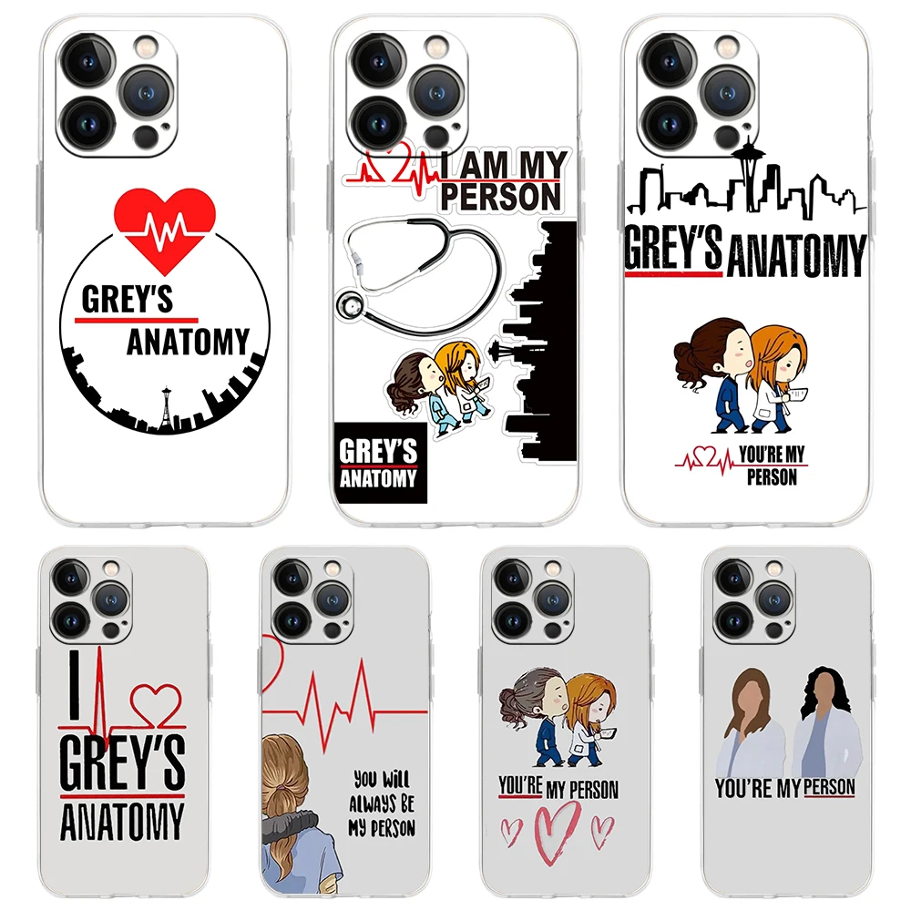 Greys Anatomy 'You Are My Person' Luxury Soft Clear Phone Case