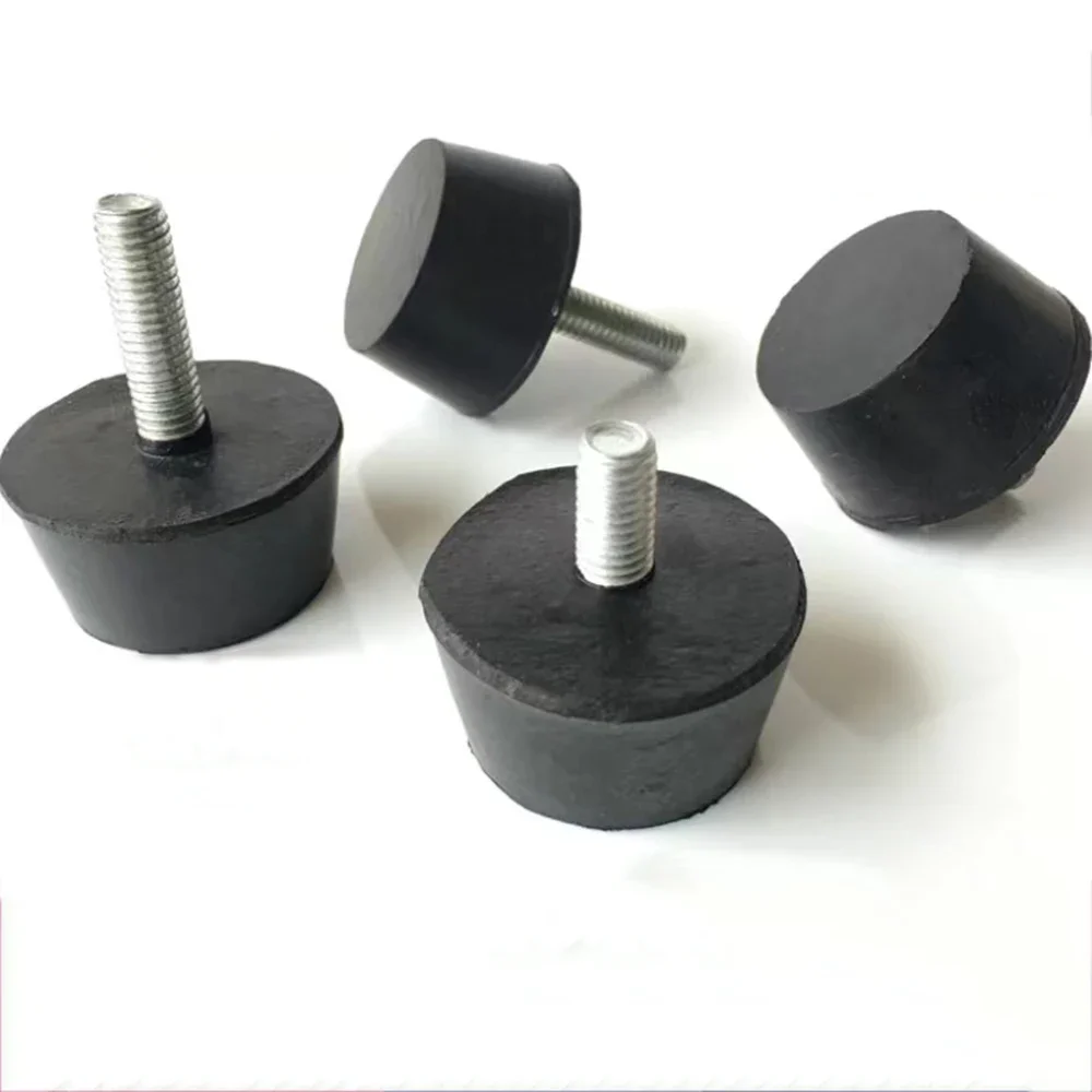 1Pcs Rubber Adjustable Feet Pad With Screw M8 M10 Table Chair Balck Leveling Foot Pad Furniture Leg Anti-shock Protections