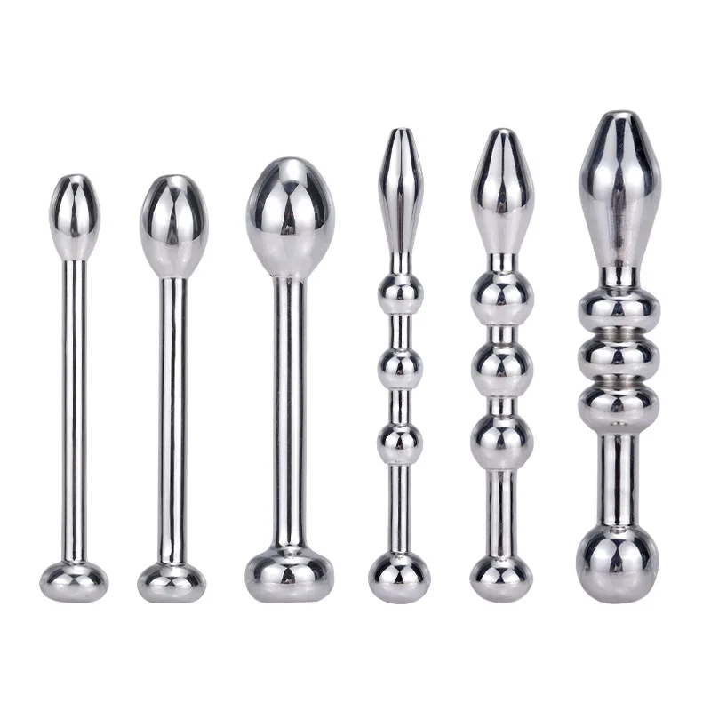 Metal Urethral Catheter Male Urethral Dilator Penis Plug Horse Eye Stimulation Sounding Masturbator Sex Toys for Men DB-101 urethral dilator silicone urethral dilator