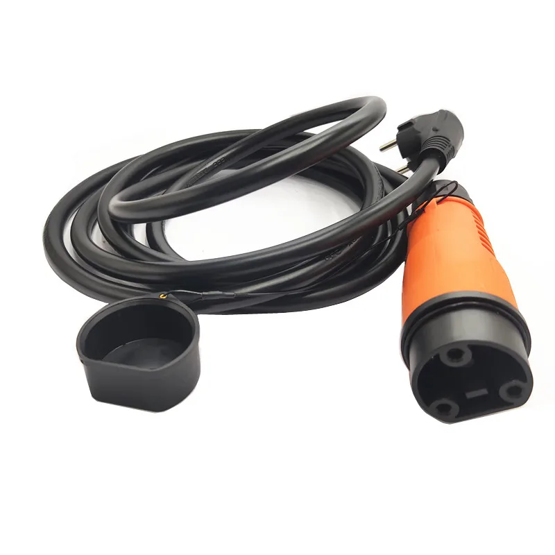 Universal EV cart Charging Power line 10FT YEEDA Y-30 220V 16A Plug with CEE Plug Use in European countries
