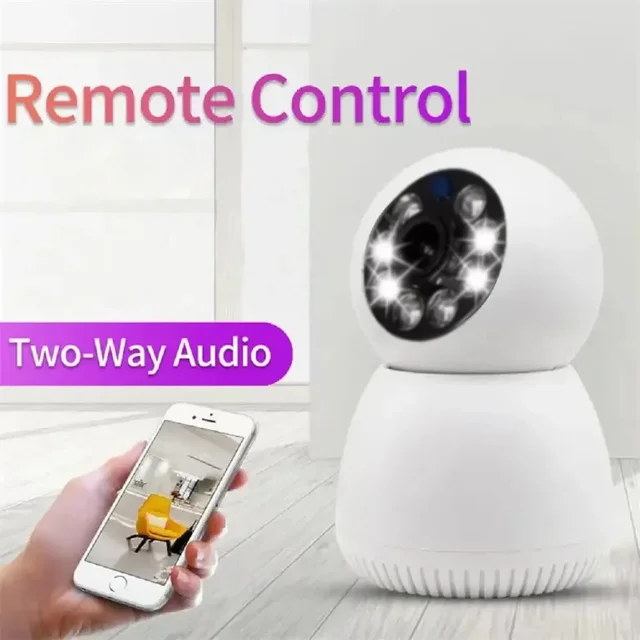 CARPBABA SnowMan WIFI IP Camera Smart Home Surveillance Automatic Tracking Security Protection Indoor Wireless Baby Monitor 3