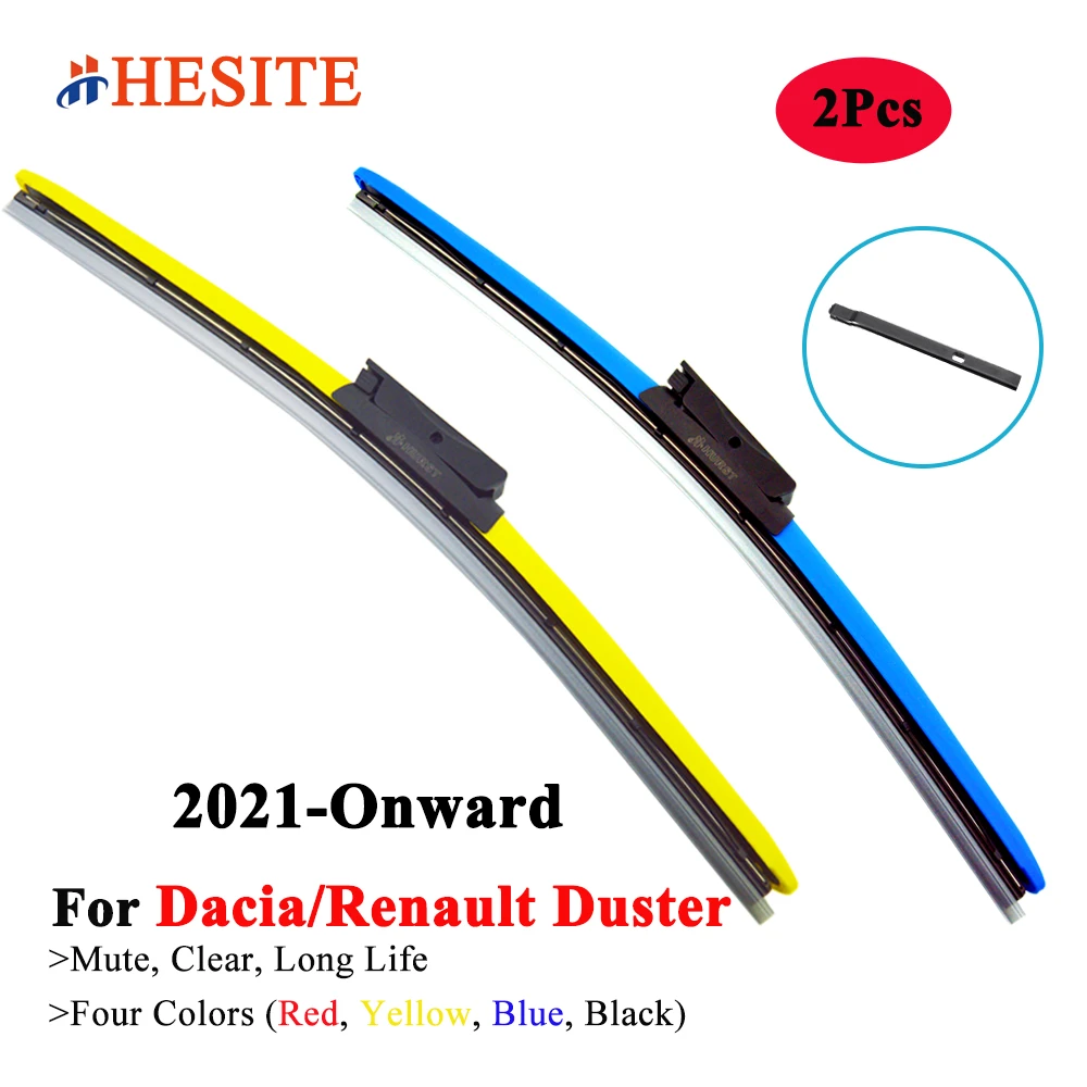 Hesite Colorful Windshield Wiper Blades For Dacia Renault Duster Oroch