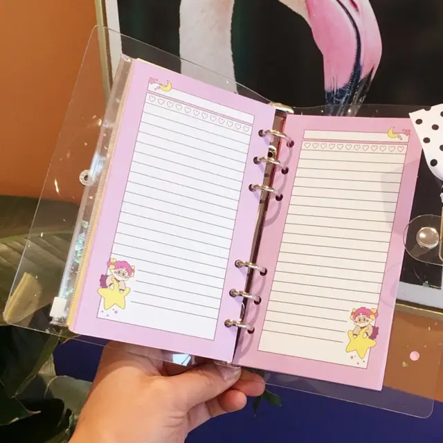 귀중한 아이디어와 생각을 간편하고 조직적으로 기록하는 데 도움이 되는 우수한 나선형 바인더 용지