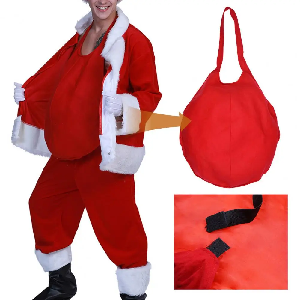 

1Pc Christmas Santa Claus Cosplay Fake Belly Inflatable PVC Belly Invisible False Pregnancy Tummy Cosplay Movie Props