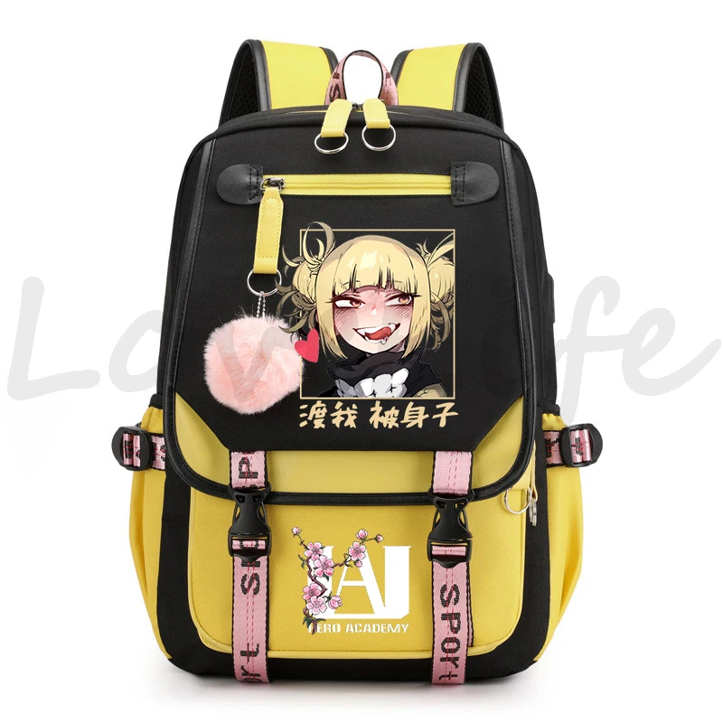 

Anime Boku no Hero Academia Toga Himiko Backpack Girls Kawaii Bookbag Waterproof Travel Backpack High Quality School Bag Women