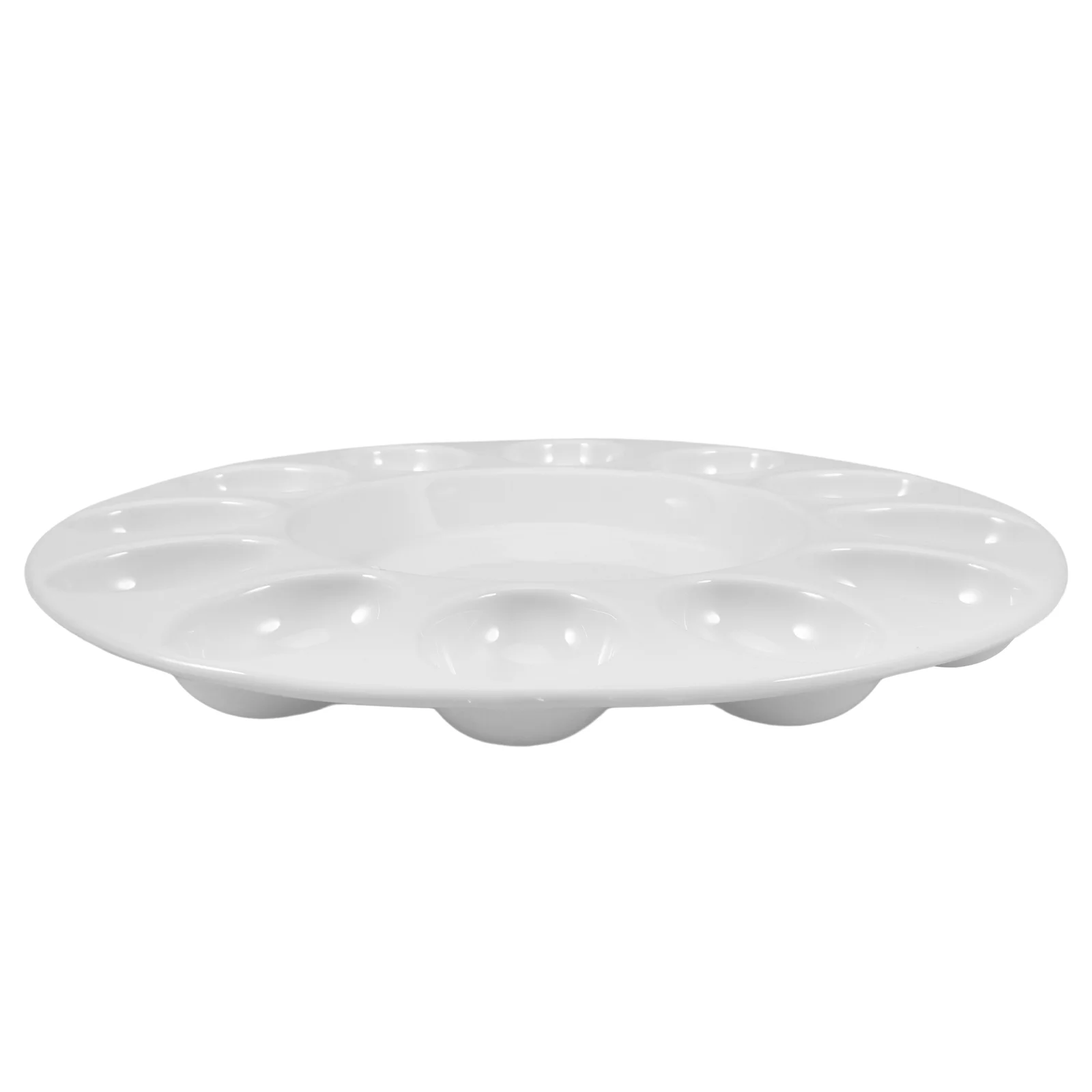 Easter Egg Tray Deviled Platter Carriers Ceramic Dish Devilled Eggs Holder Container Float 4