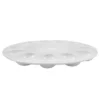 Easter Egg Tray Deviled Platter Carriers Ceramic Dish Devilled Eggs Holder Container Float 4