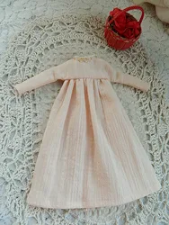 Elegant Long T-Shirt & Lace Skirt Doll Outfit - Princess-Inspired Dress (K (1))