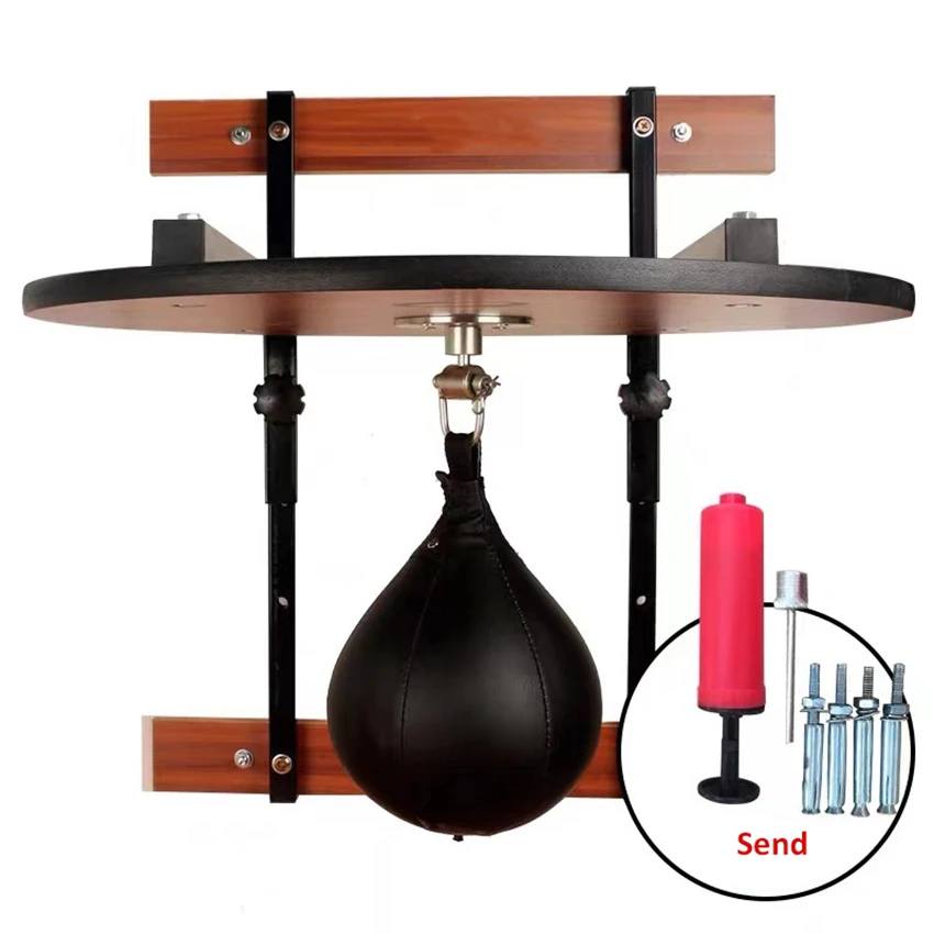 Professional Speed Ball Rack Steel Frame Fitness Boxing Training Speed Ball Adjustable Hanging Vent Sanda Sandbag Pear