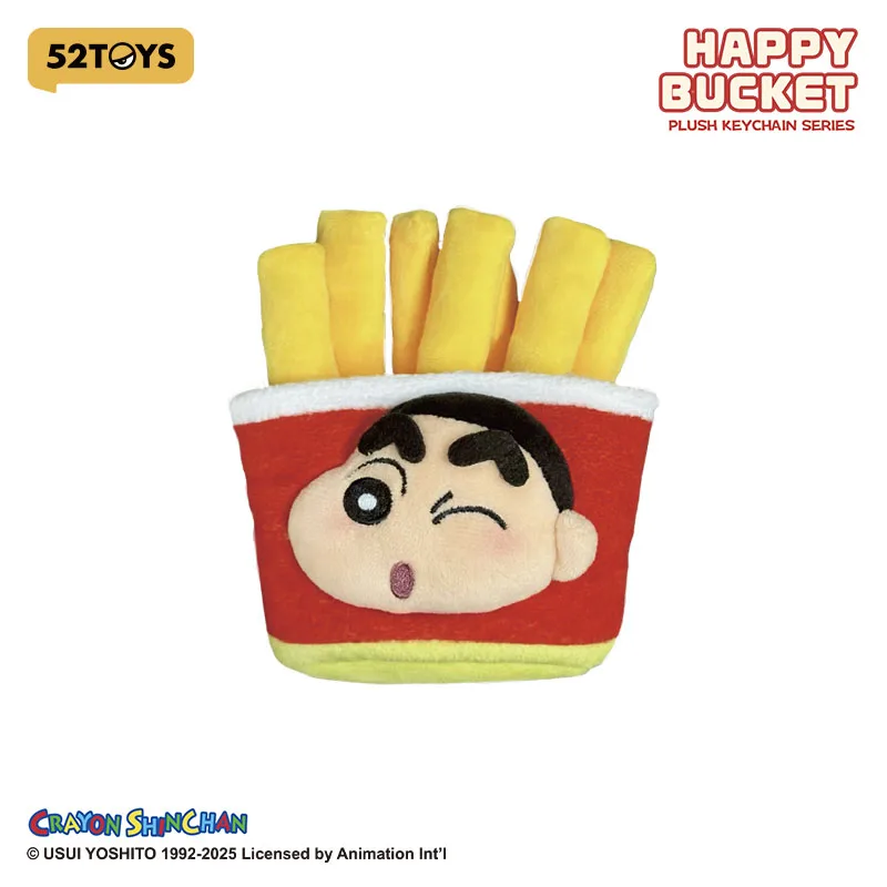 52TOYS Crayon Shinchan Happy Bucket Plush Keychain Series, Mystery