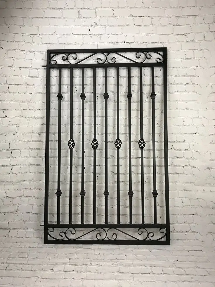 Hot Selling Factory Wholesale Latest Main Gate Designs Wrought Iron Gate Metal Gates Wrought Iron 6