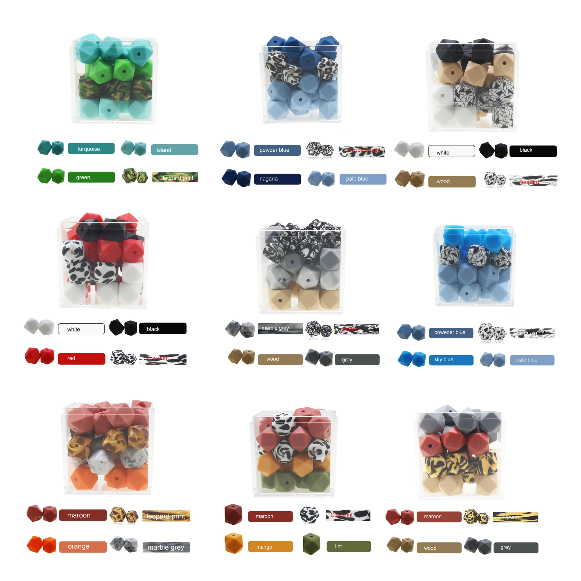 Wholesale 100Pcs Silicone Beads Mixed Color Hexagonal Silicone Beads Bulk  Spacer Beads Silicone Bead Kit for Bracelet Necklace Keychain Jewelry  Making 