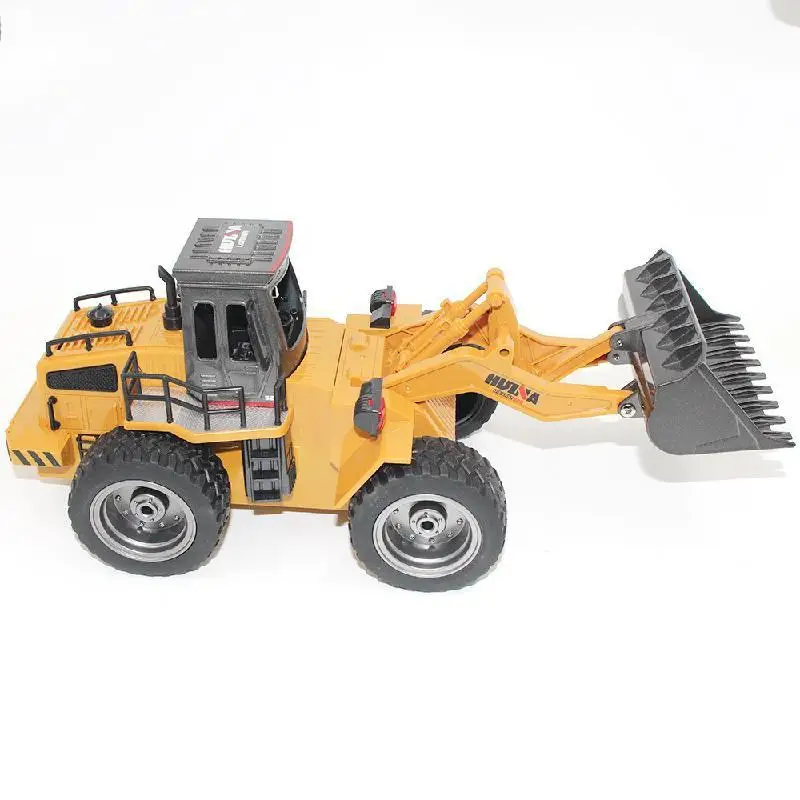 

2022 New Huina 1520 Alloy Bulldozer 1:18 Six-channel 2.4g Wireless Electric Remote Control Bulldozer Children's Toy Gift Rc Car