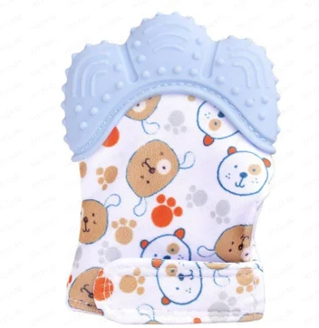 Description Picture 4 of itemBaby Silicone Mitts Teething Mitten Cartoon Shaped Glove Soft Teether