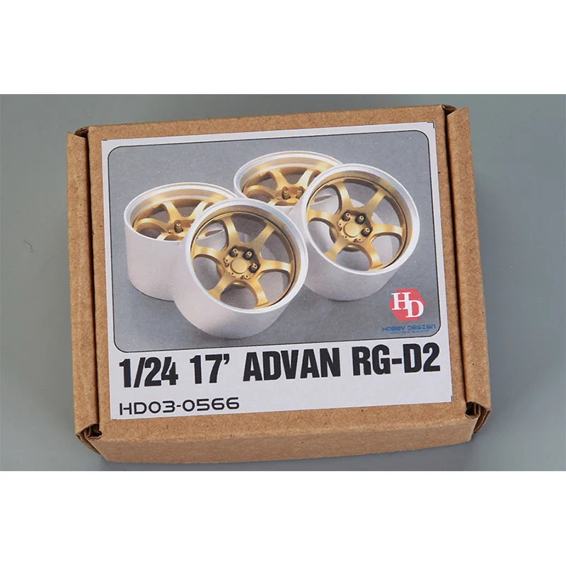 

Hobby Design HD03-0566 1/24 17' ADVAN RG-D2 Wheels Hobbyist Gift Hand Made Arts for Professional Adults