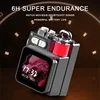 Portable Wireless Bluetooth Speaker Stereo Surround Metallic Outdoor Speaker LED Display Screen with RGB Desktop Subwoofer 5