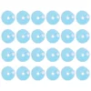 24 Pcs Microfiber Pad Tube Holder Soft Breastfeeding Pads Accessories Bamboo Button Protectors Cushions for Baby Holders 6