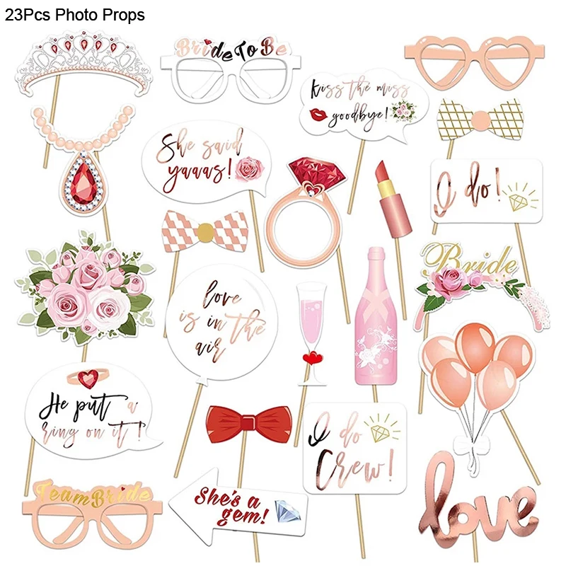 23pcs photo props