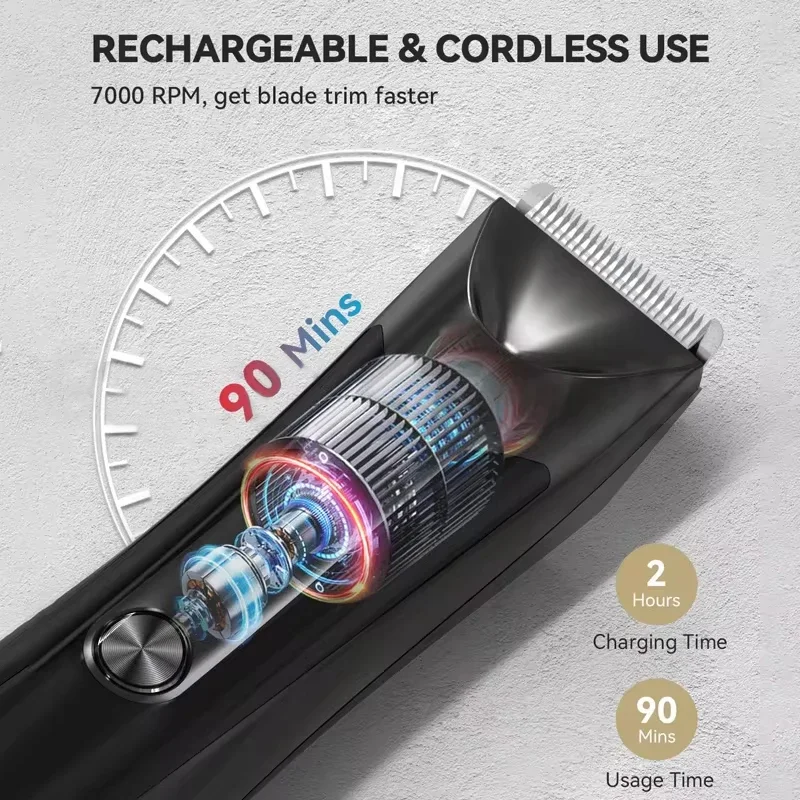 المهنية آلة قطع الشعر أداة تهذيب اللحية ماكينة حلا...