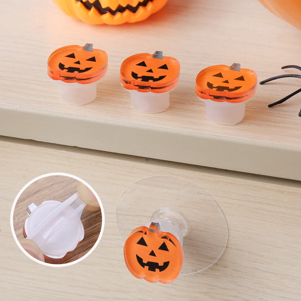 Halloween Silicone Pumpkin Door Handle Universal Cabinet Safety Door Handle Covers Drawer Holiday Party Decor