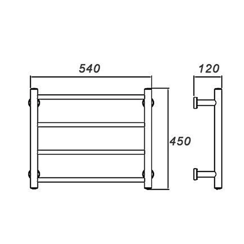 Electric towel rack Thermostatic concealed mount/exposed