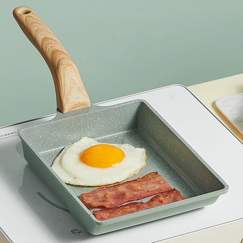 Convenient Omelette Pan Heavy Duty Mini Egg Frying Skillet Sturdy