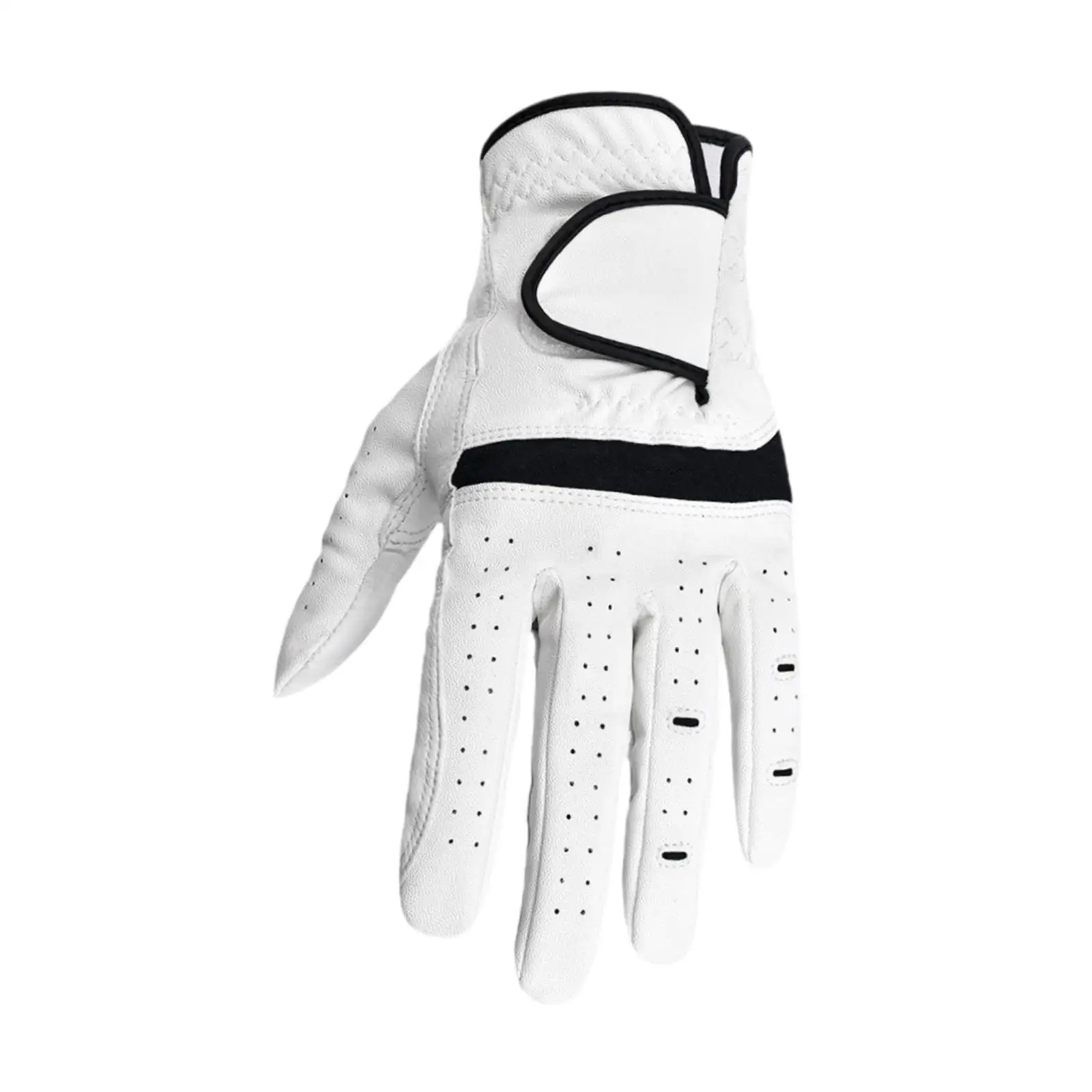 Golf Glove for Left Handed Mitten Nonslip Sports Portable Golfer Gift Accessory Wear Resistant Simple Golf Training Practice