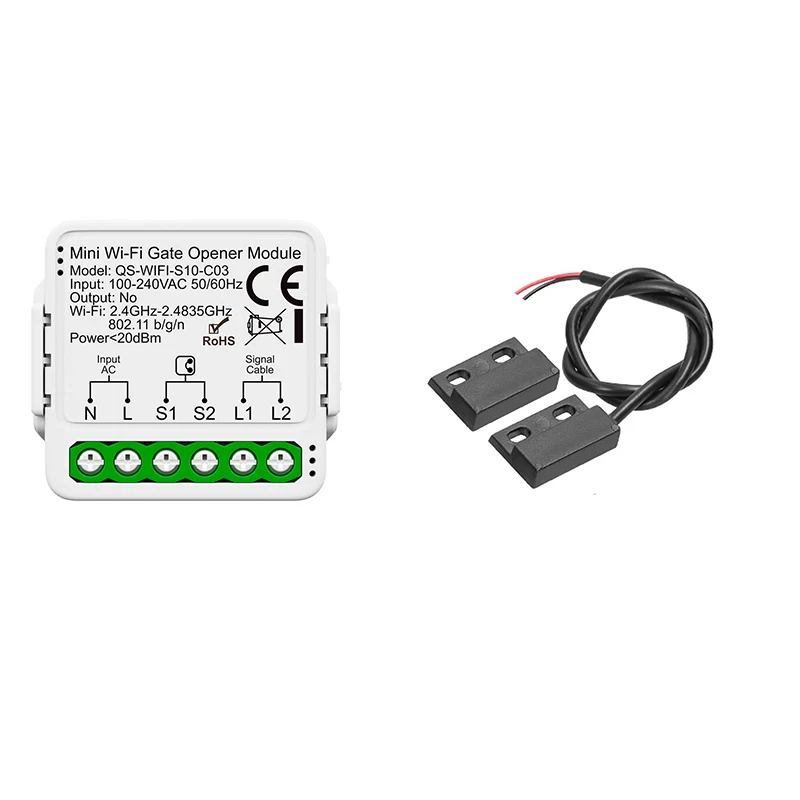 Garaj Kapısı Açıcı Akıllı Tuya Zigbee Kapısı Açma Uzaktan Kumanda Anahtarı Modülü Akıllı Yaşam Alexa Google Asistan ile Uyumlu