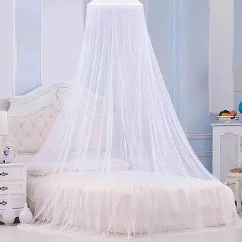 Moustiquaire princesse, dôme de cryptage, maille anti-insectes volants, Protection répulsive, décoration de lit à entrée unique pour la maison et le Camping 1