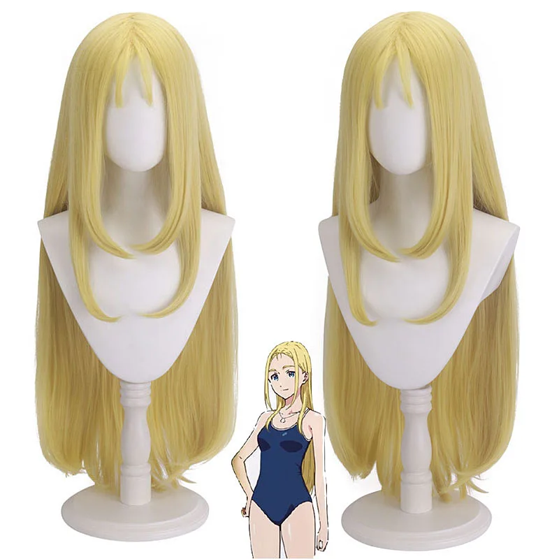

Anime Summer Time Rendering Blonde Long Hair Shell Necklace Shinpei Ajiro Summertime Render Yellow Hair