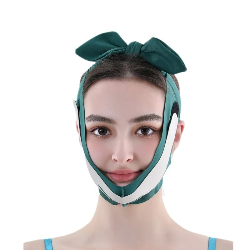 얇은 얼굴 벨트 고탄성 얼굴 성형, 3D 리프팅, 360 ° 이중 턱 리듀서, 물리적 스트레치, 페이스 리프트 테이프, 수면 커버, 1 개