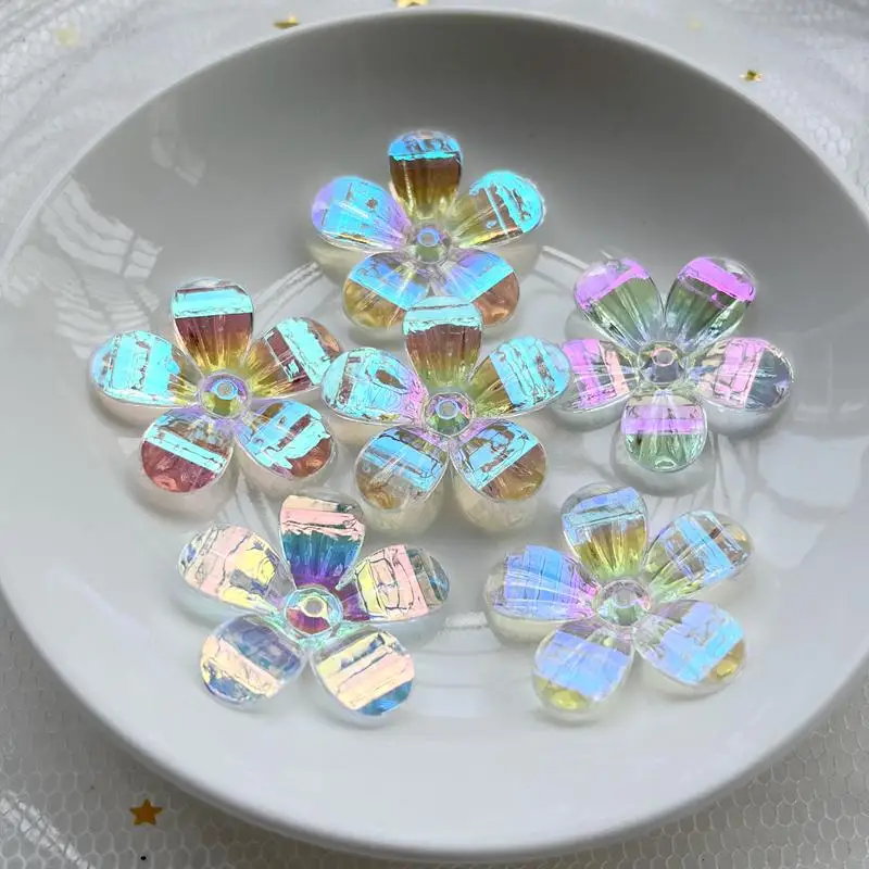 12pcs 30mm 크리스탈 꽃 라인 석 DIY 쥬얼리 화이트 AB 컬러 꽃 꾸밈 웨딩 드레스 장식 액세서리