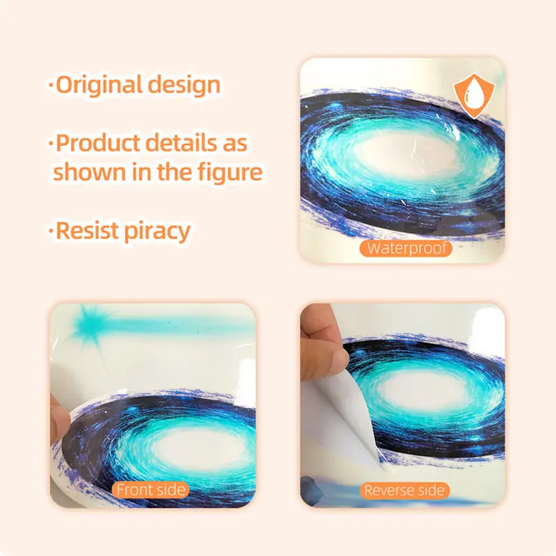 Glow in The Dark Universe Black Hole Wall Stickers Fluorescent Galaxy Space Starry Sky Stars Decals for Kids Room Decorationr