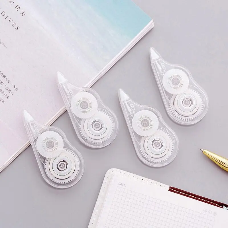 Transparent Traceless Correctional Supplies Correction Tape Portable  Correction Tape Office School Supplies Stationery - AliExpress