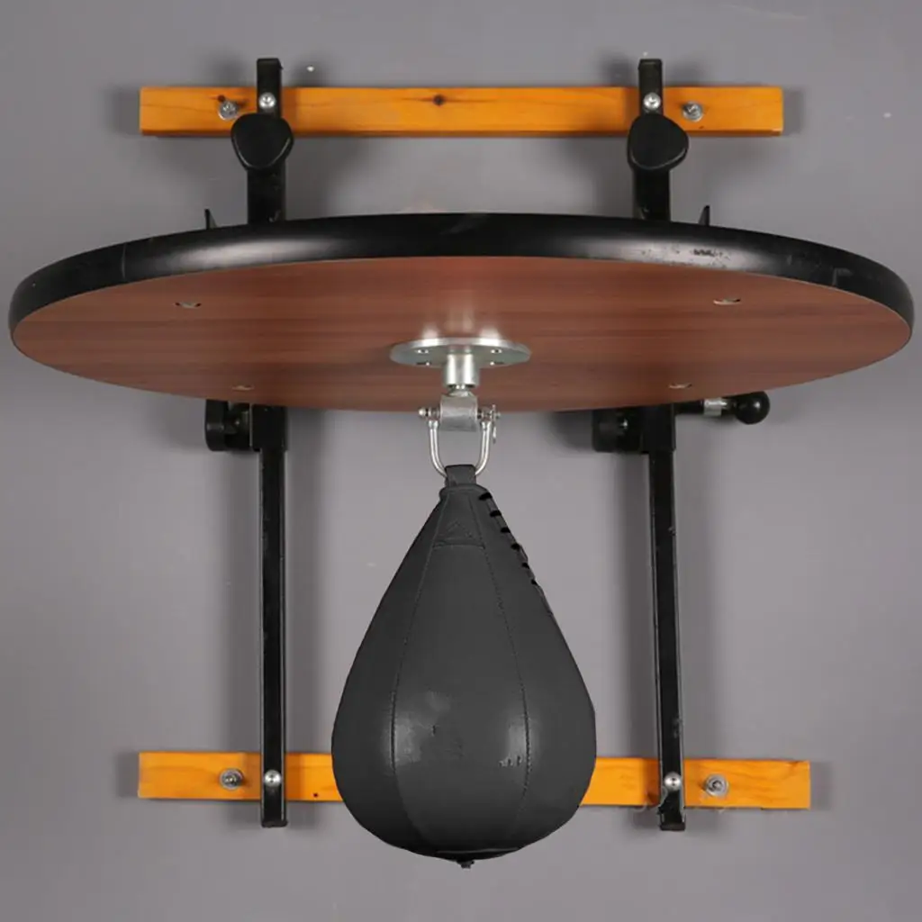 Pear Boxing Training Speedbag Heavy Duty PU Leather Hanging Swivel Punch Ball Speedball for Boxing MMA Muay Thai Fitness Workout