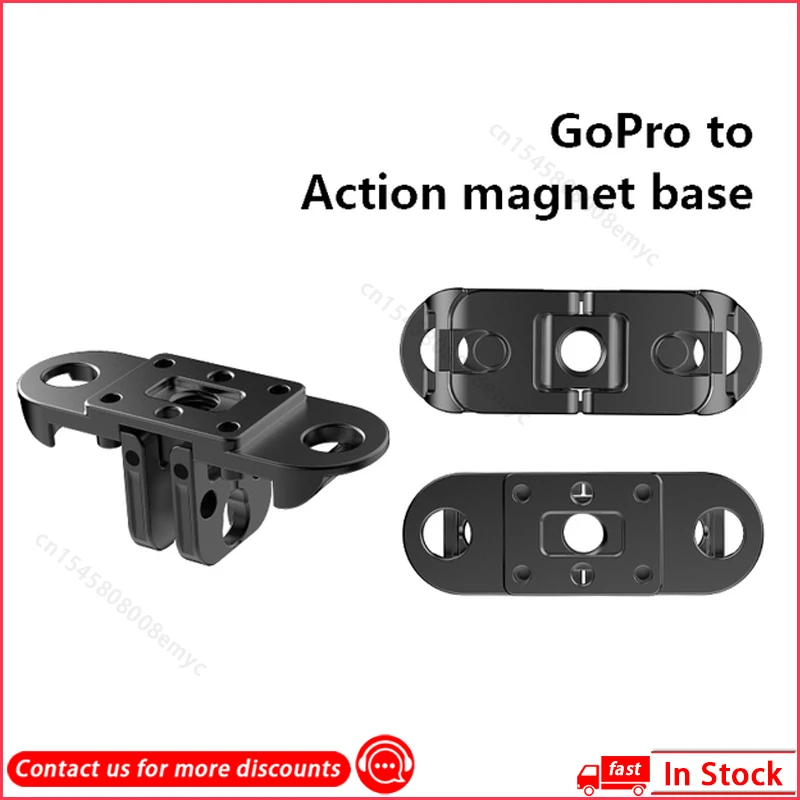 F22 GoPro/GoPro to Action Base Quick Mount Plate for DJI Osmo Action3 GoPro Sports